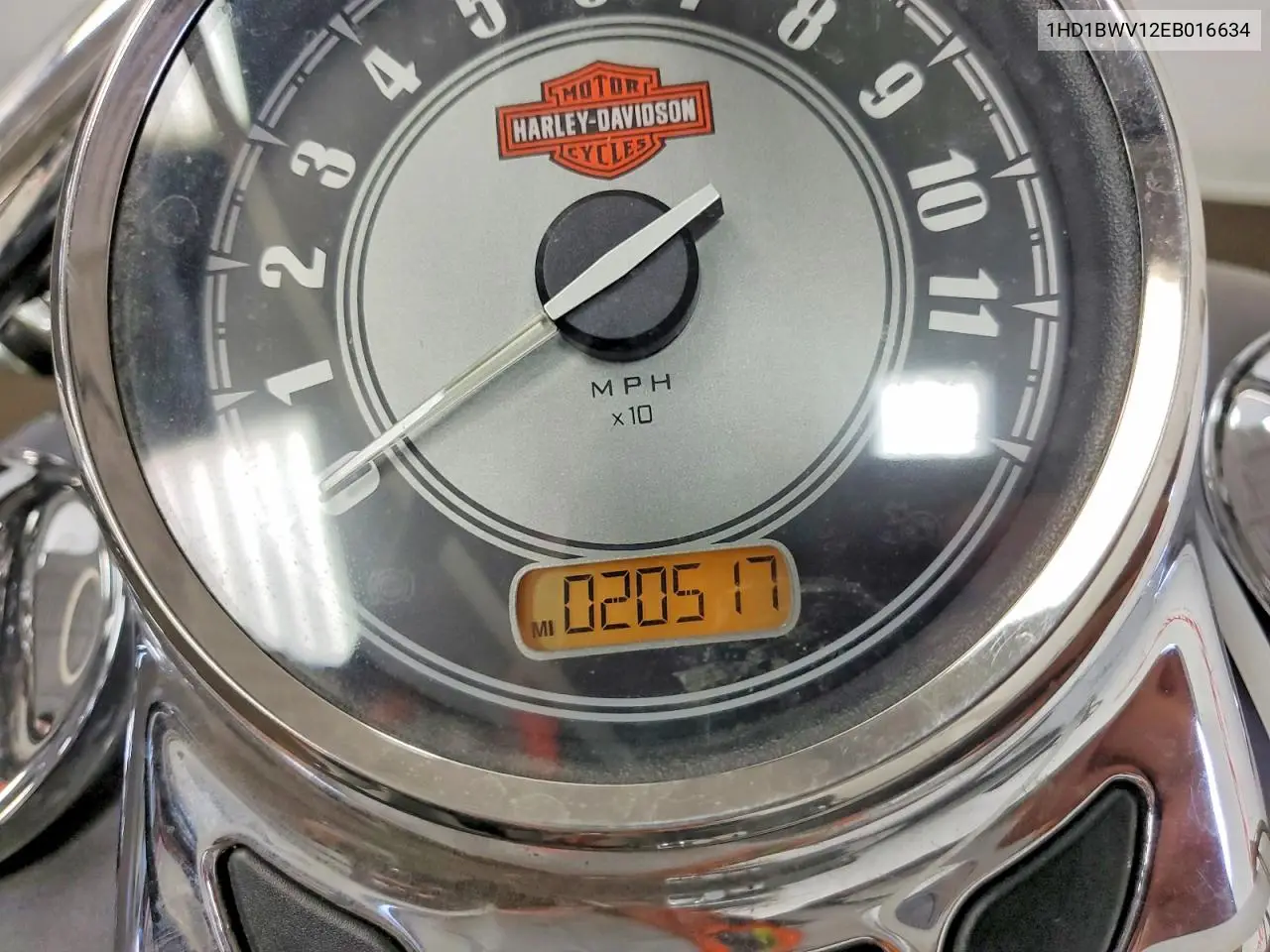 2014 Harley-Davidson Flstc Heritage Softail Classic VIN: 1HD1BWV12EB016634 Lot: 57743966