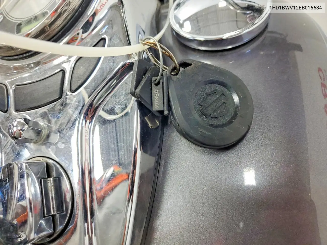 2014 Harley-Davidson Flstc Heritage Softail Classic VIN: 1HD1BWV12EB016634 Lot: 57743966