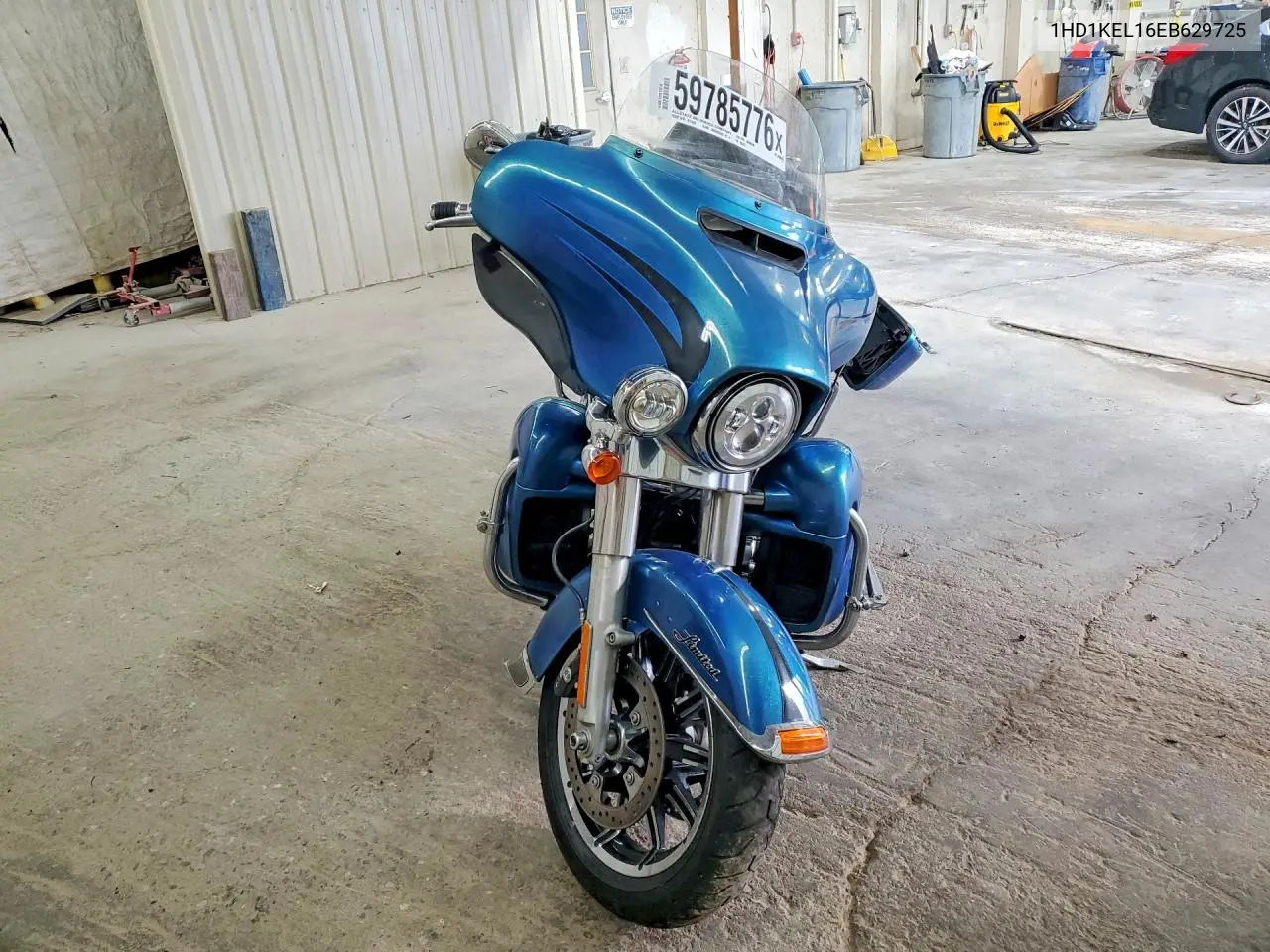 2014 Harley-Davidson Flhtk Electra Glide Ultra Limited VIN: 1HD1KEL16EB629725 Lot: 59785776