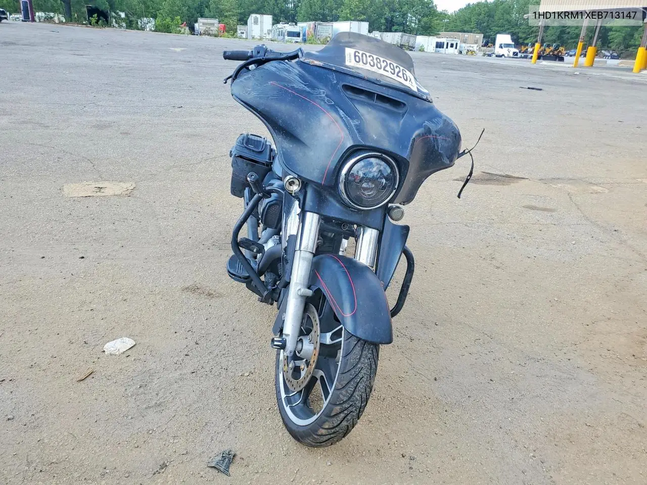 2014 Harley-Davidson Flhxs Street Glide Special VIN: 1HD1KRM1XEB713147 Lot: 60382926