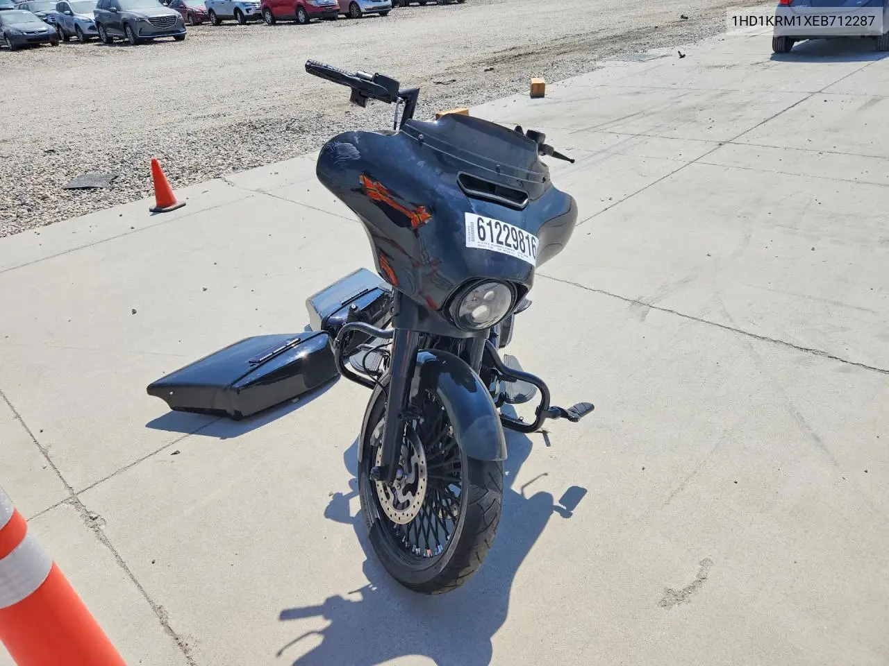 2014 Harley-Davidson Flhxs Street Glide Special VIN: 1HD1KRM1XEB712287 Lot: 61229816