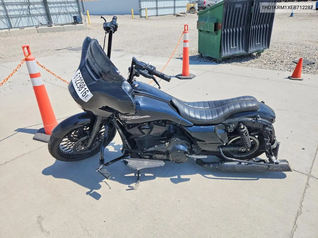 2014 Harley-Davidson Flhxs Street Glide Special VIN: 1HD1KRM1XEB712287 Lot: 61229816