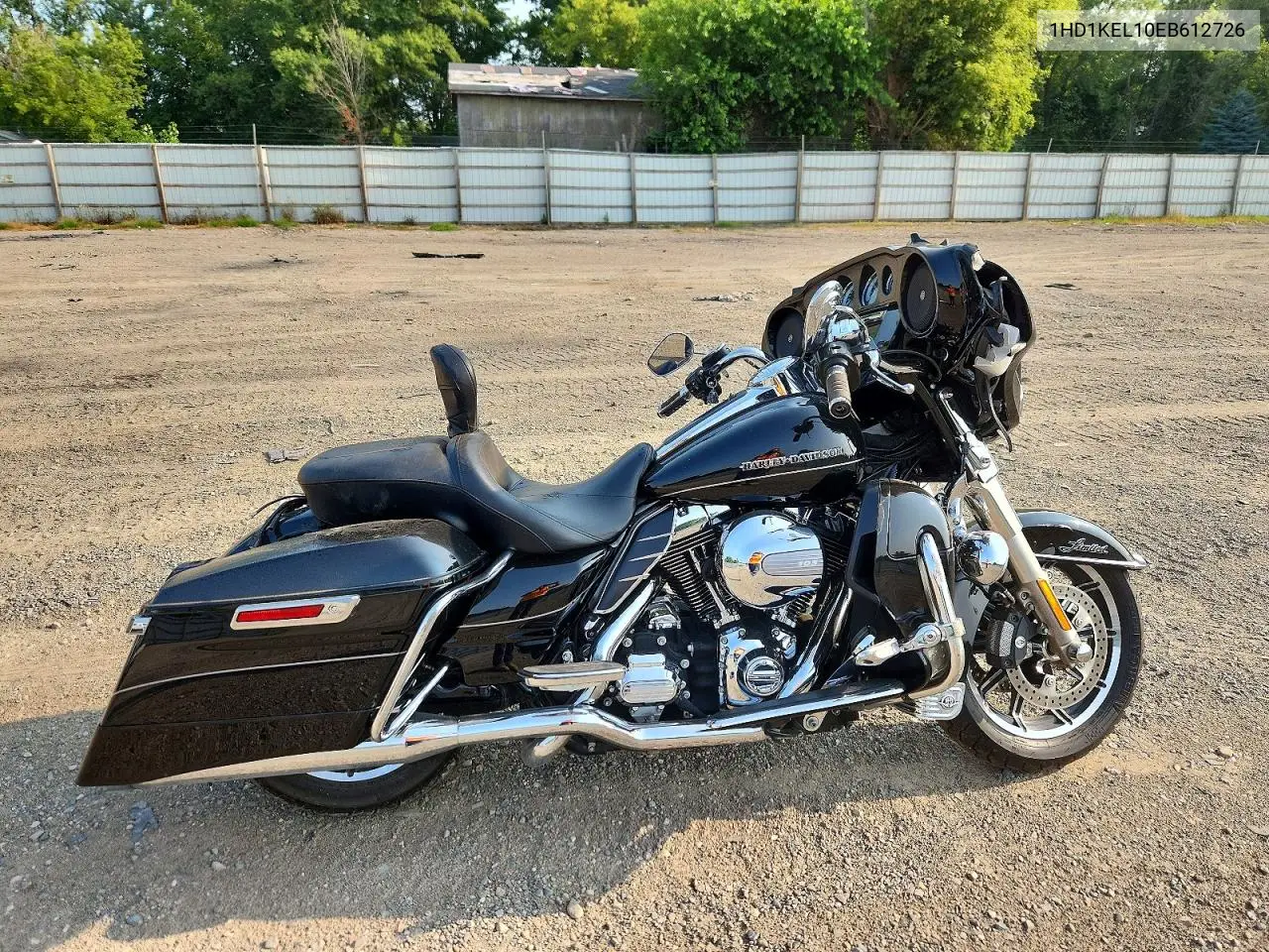 2014 Harley-Davidson Flhtk Electra Glide Ultra Limited VIN: 1HD1KEL10EB612726 Lot: 61559656