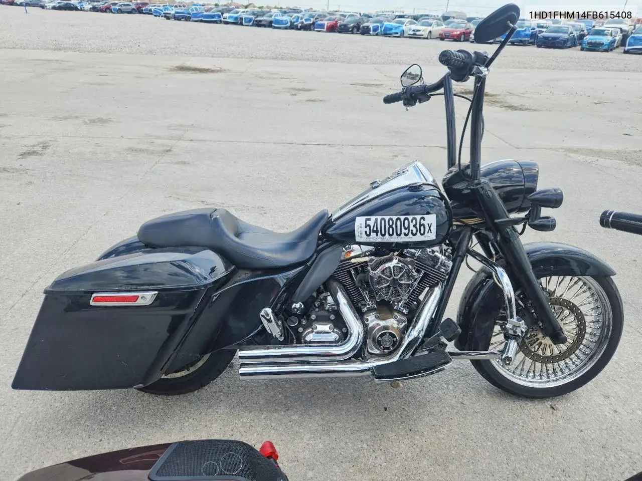 2015 Harley-Davidson Flhp Police Road King VIN: 1HD1FHM14FB615408 Lot: 54080936