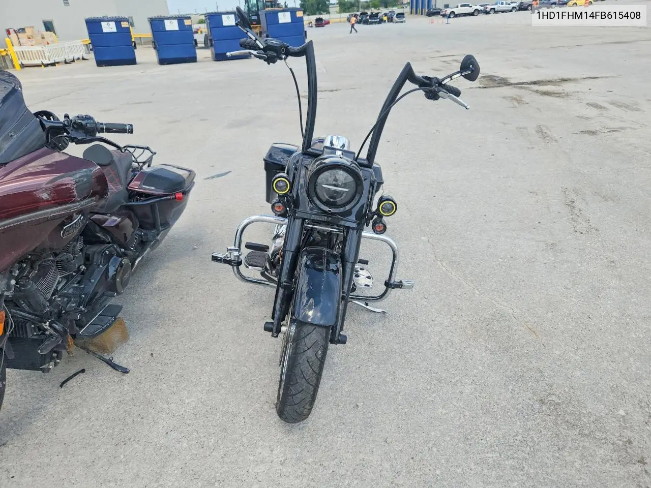 2015 Harley-Davidson Flhp Police Road King VIN: 1HD1FHM14FB615408 Lot: 54080936