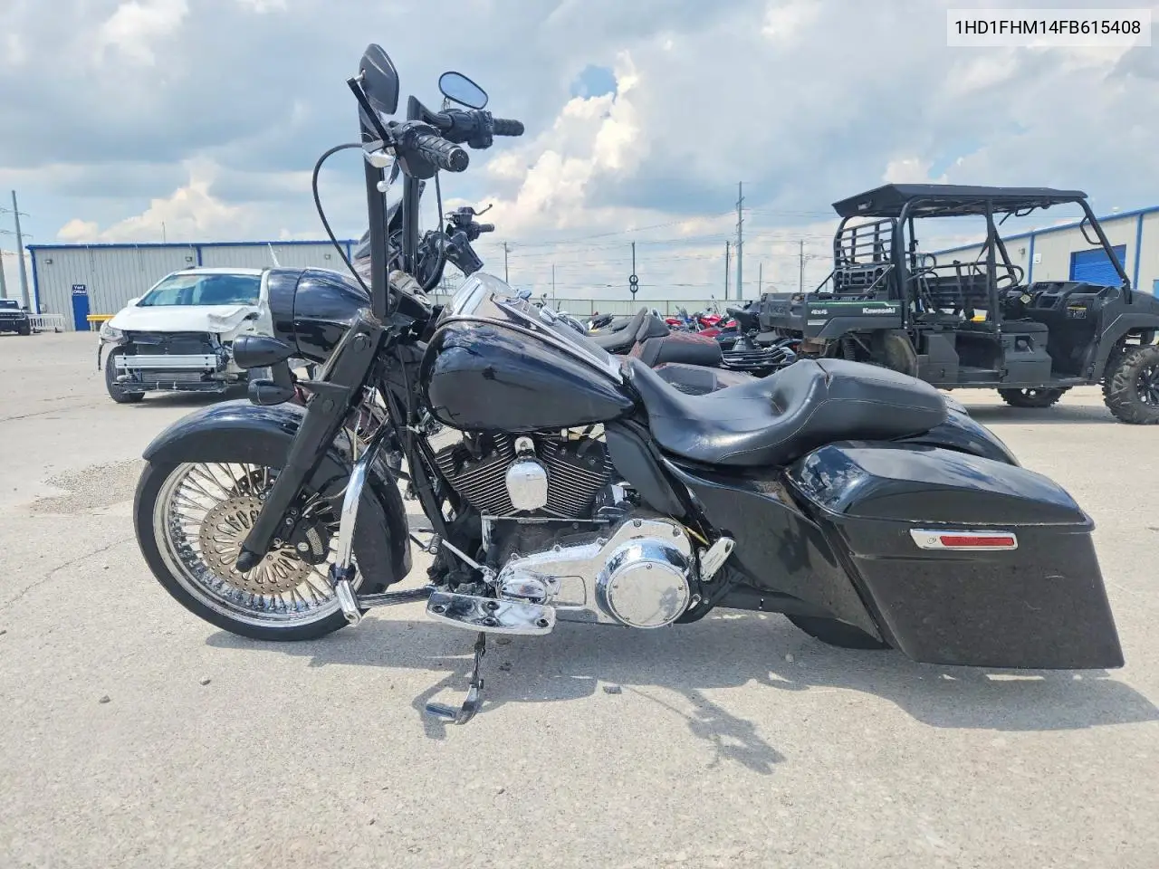 2015 Harley-Davidson Flhp Police Road King VIN: 1HD1FHM14FB615408 Lot: 54080936