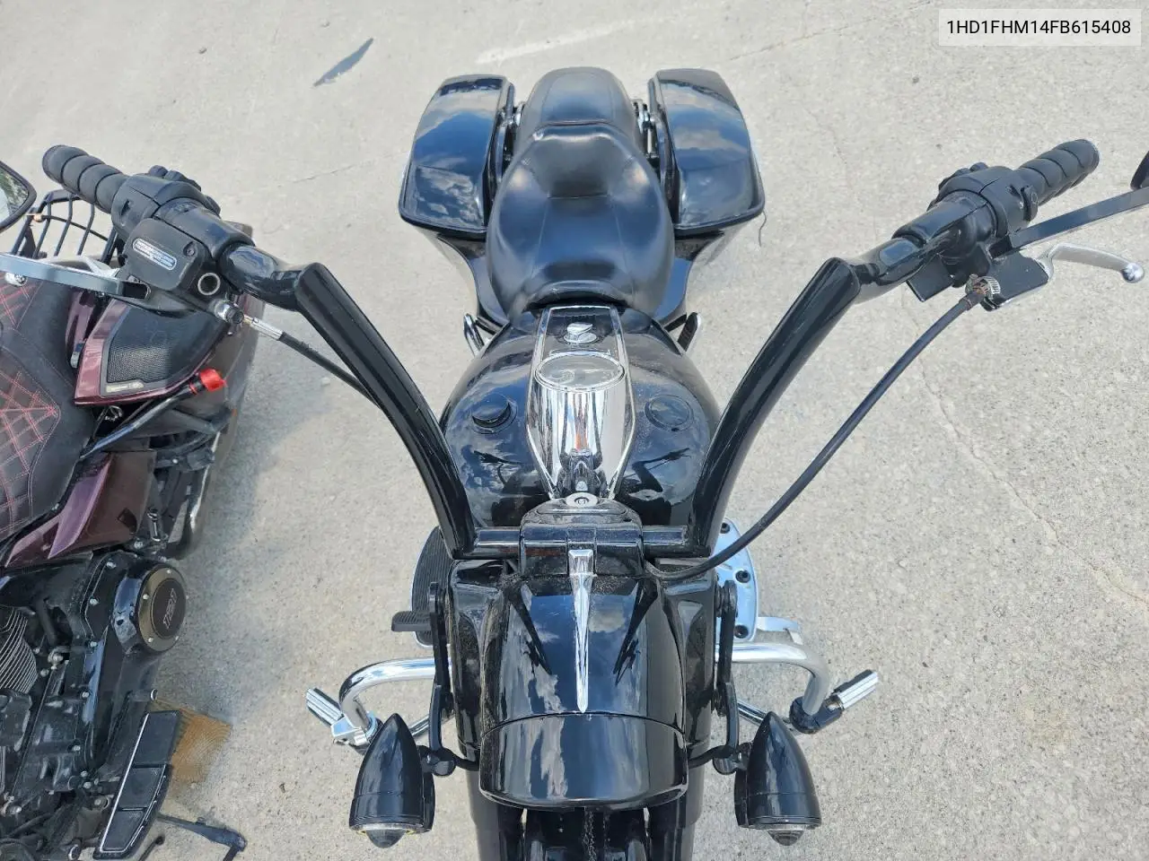 2015 Harley-Davidson Flhp Police Road King VIN: 1HD1FHM14FB615408 Lot: 54080936