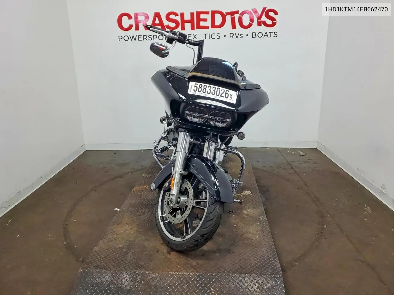 2015 Harley-Davidson Fltrxs Road Glide Special VIN: 1HD1KTM14FB662470 Lot: 58833026