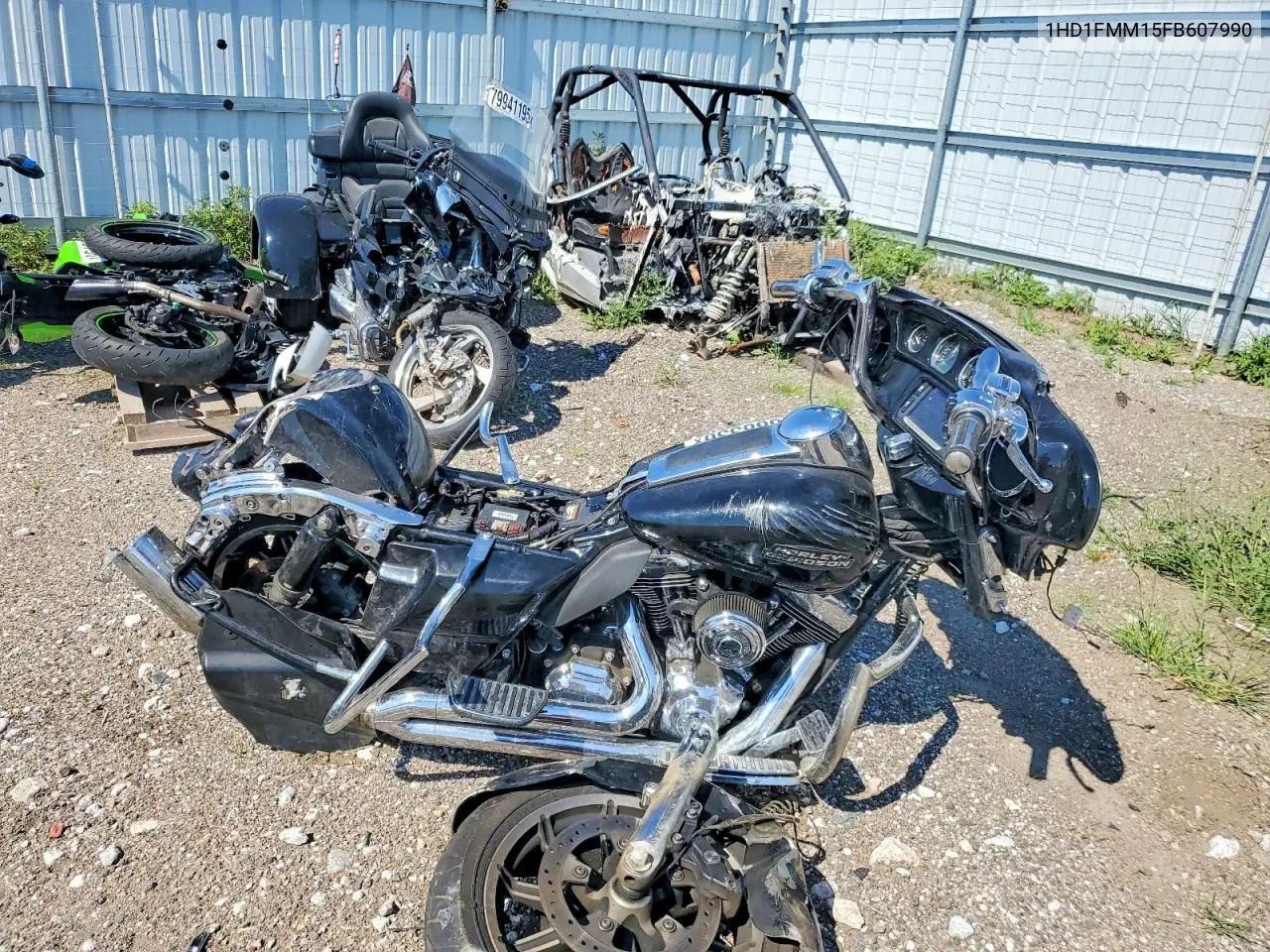 2015 Harley-Davidson Flhtp Police Electra Glide VIN: 1HD1FMM15FB607990 Lot: 59888336