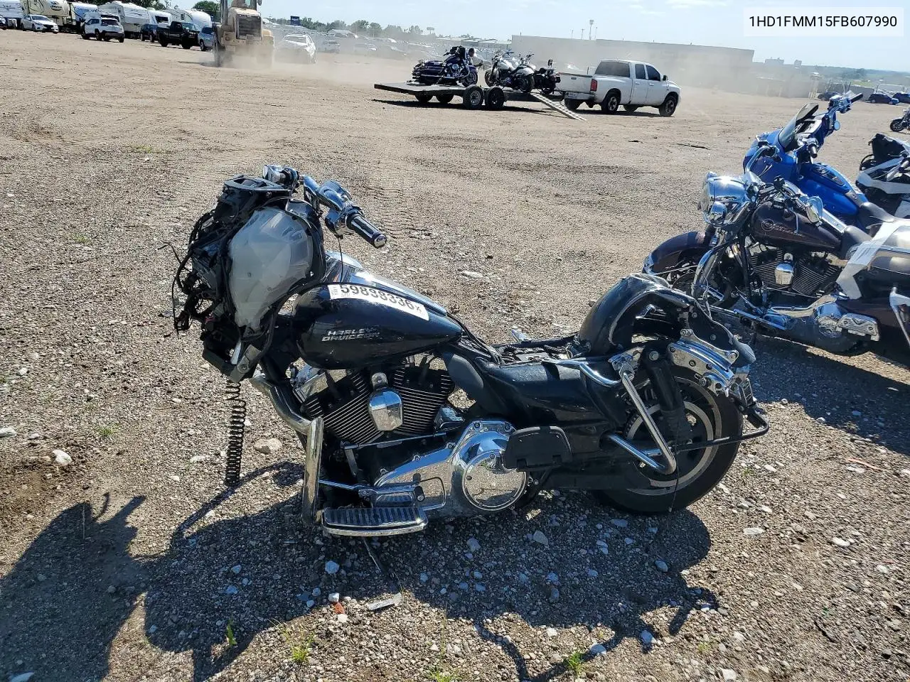 2015 Harley-Davidson Flhtp Police Electra Glide VIN: 1HD1FMM15FB607990 Lot: 59888336