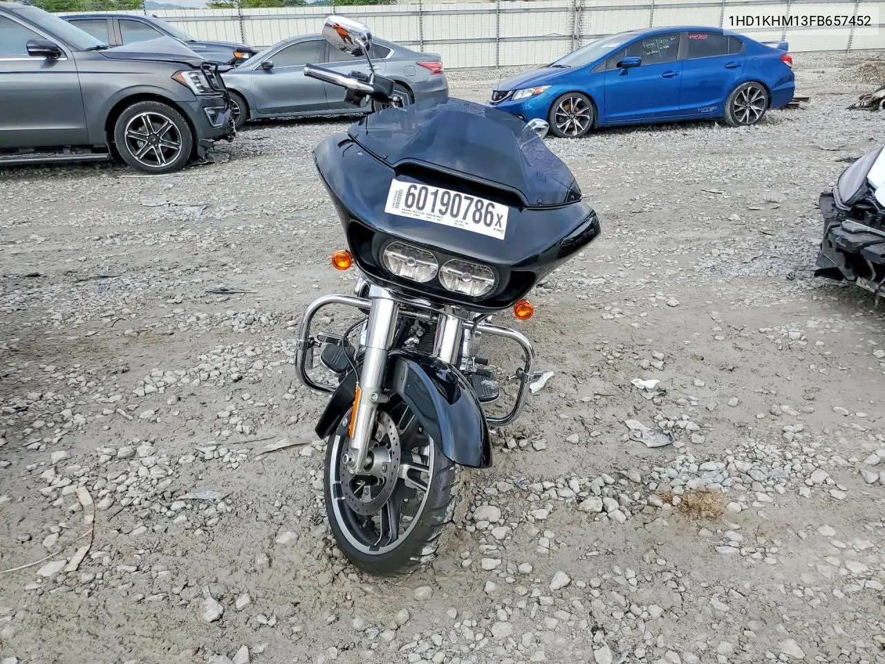 2015 Harley-Davidson Fltrx Road Glide VIN: 1HD1KHM13FB657452 Lot: 60190786