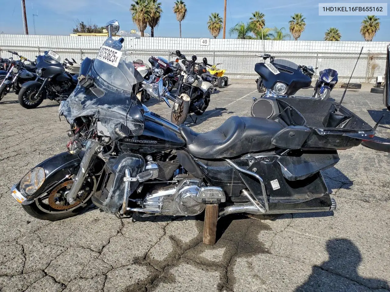 2015 Harley-Davidson Flhtk Ultra Limited VIN: 1HD1KEL16FB655162 Lot: 93753625