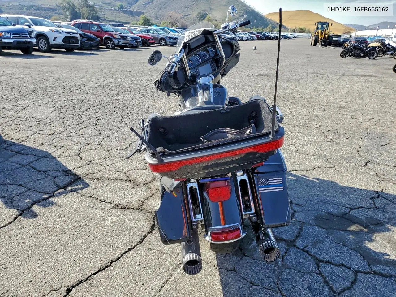 2015 Harley-Davidson Flhtk Ultra Limited VIN: 1HD1KEL16FB655162 Lot: 93753625