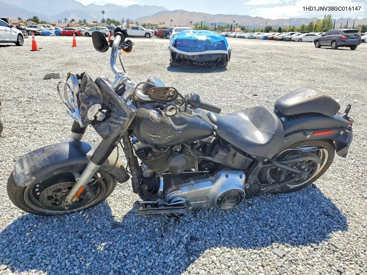 2016 Harley-Davidson Flstfb Fatboy Lo VIN: 1HD1JNV38GC016147 Lot: 56463676