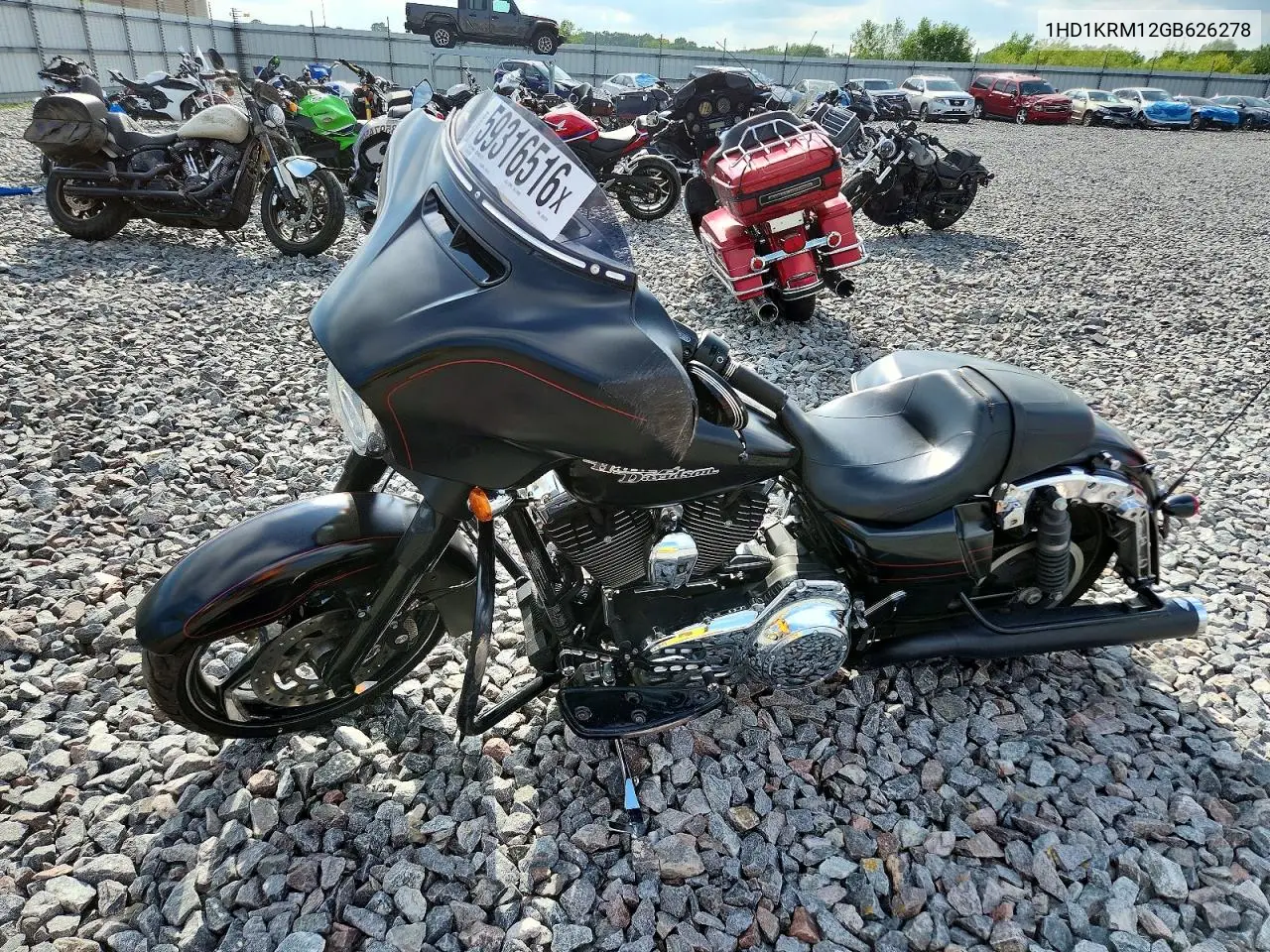 2016 Harley-Davidson Flhxs Street Glide Special VIN: 1HD1KRM12GB626278 Lot: 59316516