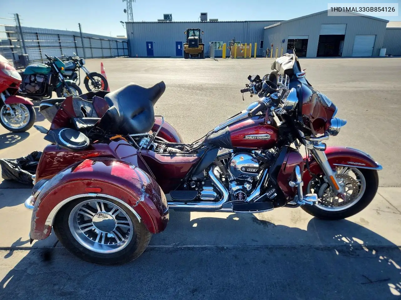 2016 Harley-Davidson Flhtcutg Tri Glide Ultra VIN: 1HD1MAL33GB854126 Lot: 60004826