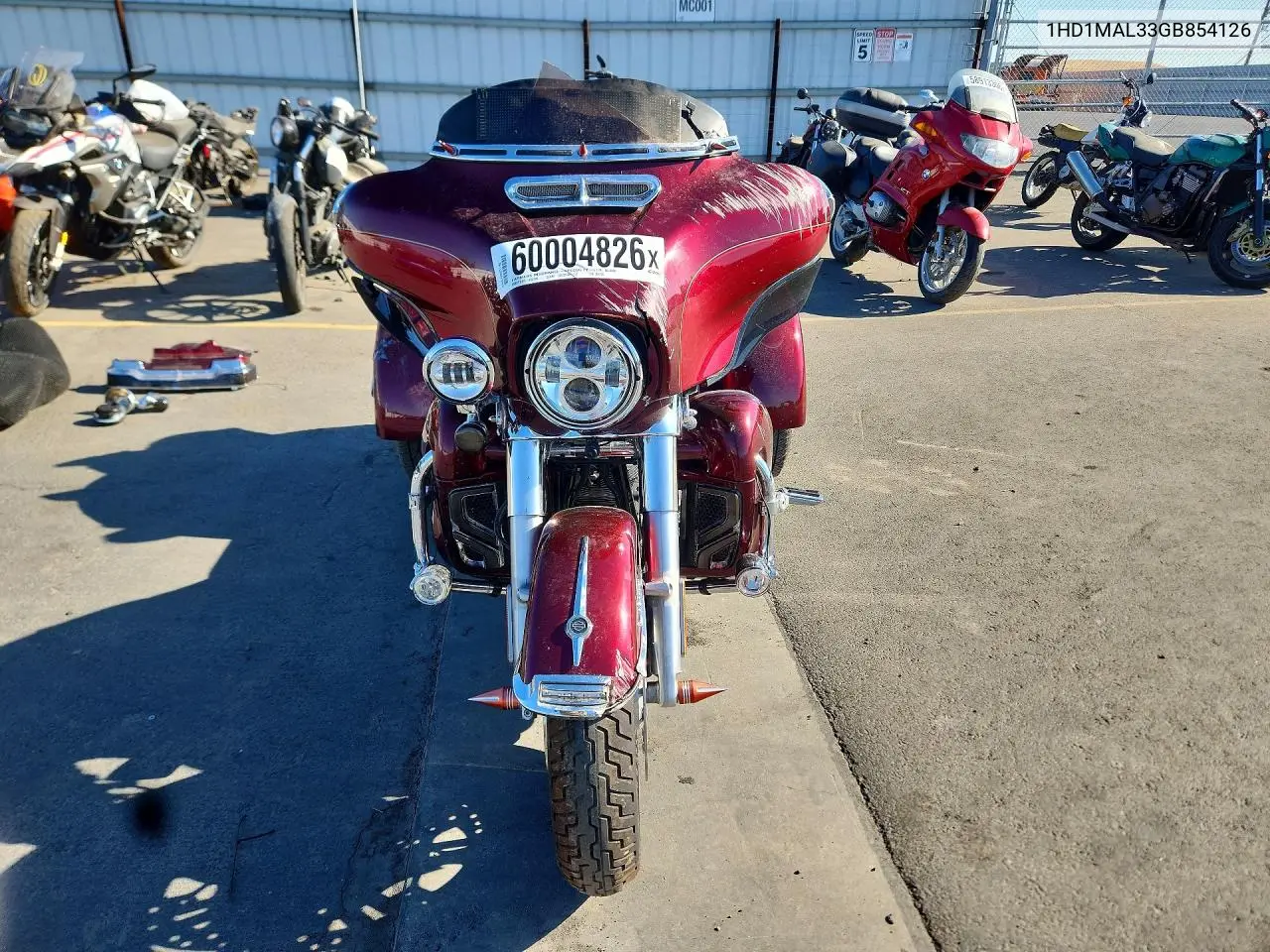 2016 Harley-Davidson Flhtcutg Tri Glide Ultra VIN: 1HD1MAL33GB854126 Lot: 60004826