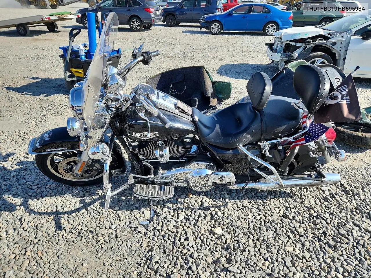 2017 Harley-Davidson Flhr Road King VIN: 1HD1FBC19HB695984 Lot: 60080276