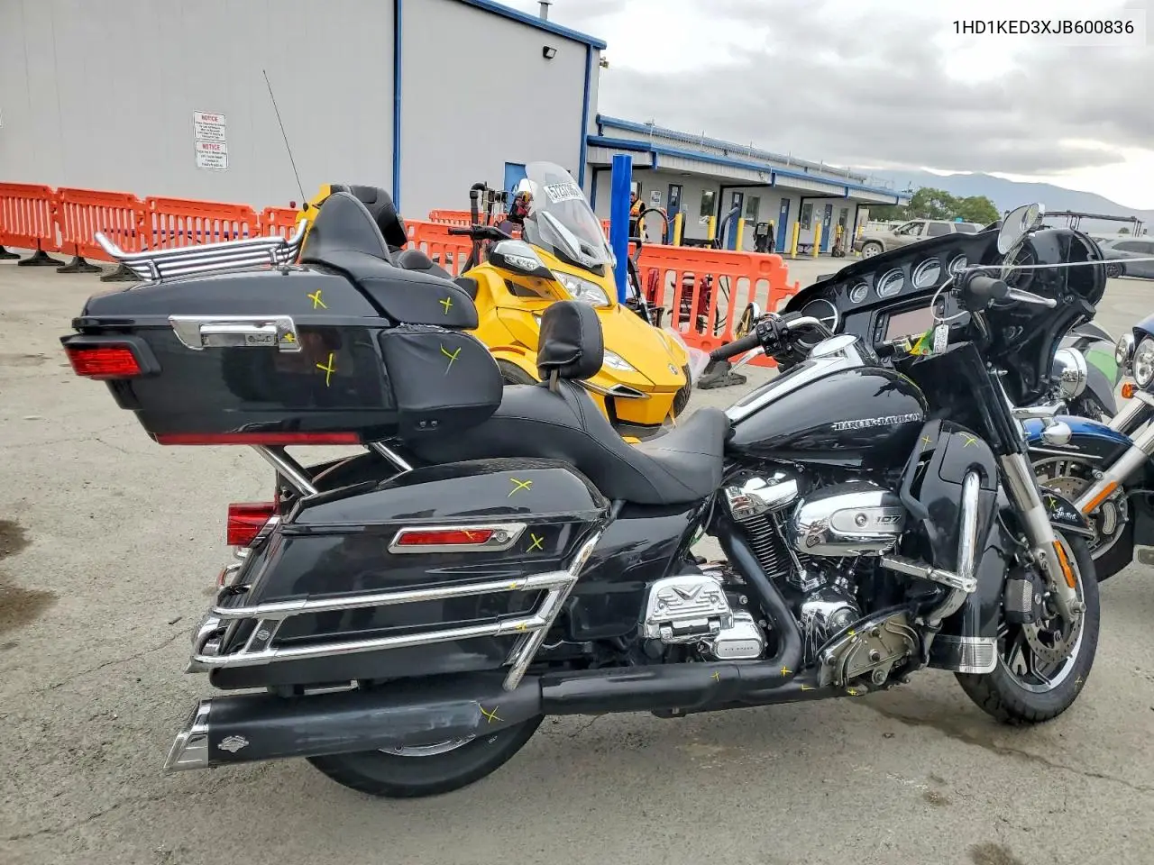 2018 Harley-Davidson Flhtk Ultra Limited VIN: 1HD1KED3XJB600836 Lot: 57488976