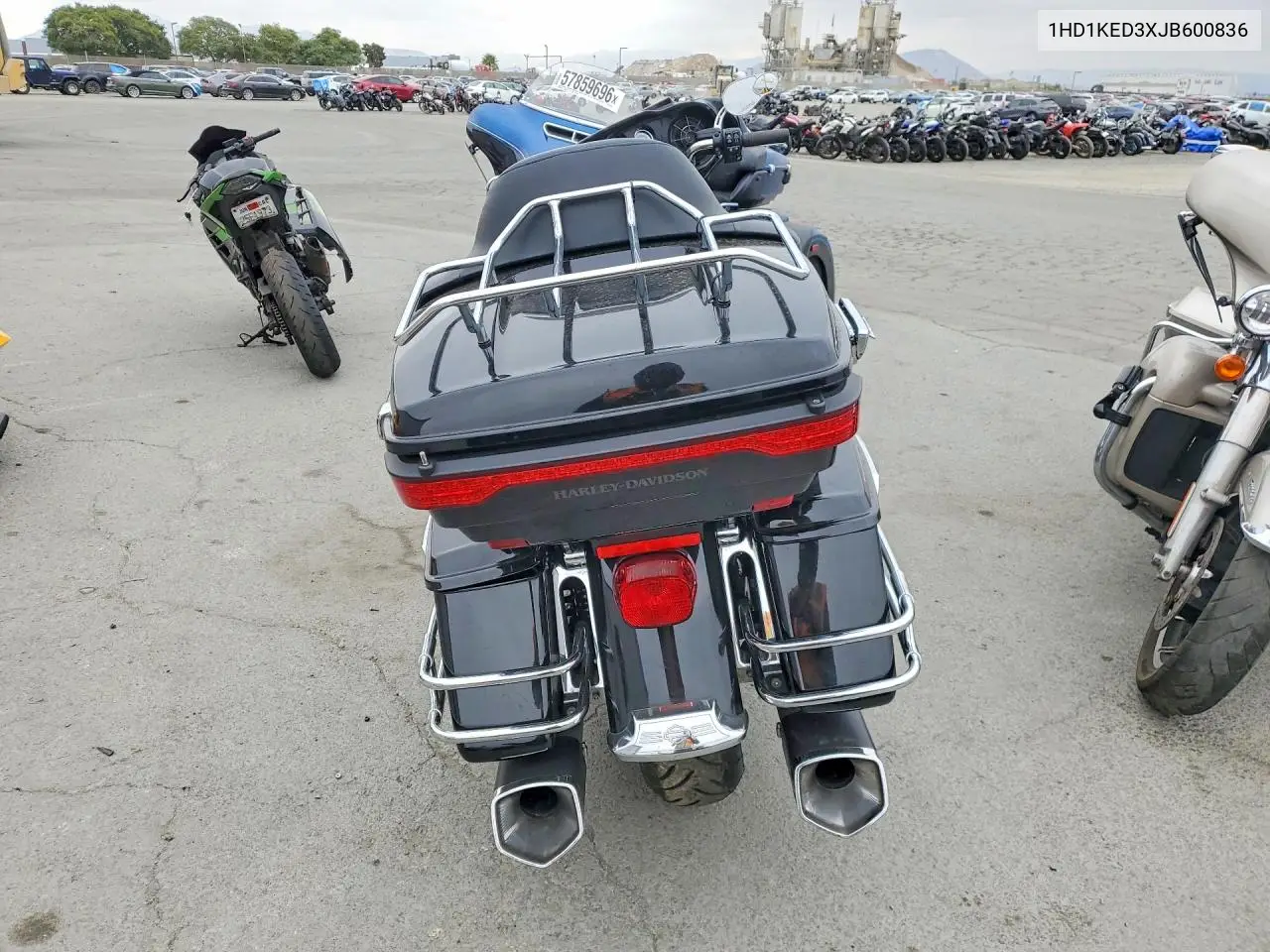 2018 Harley-Davidson Flhtk Ultra Limited VIN: 1HD1KED3XJB600836 Lot: 57488976