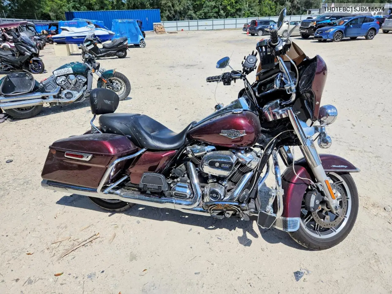 2018 Harley-Davidson Flhr Road King VIN: 1HD1FBC15JB616574 Lot: 59781596
