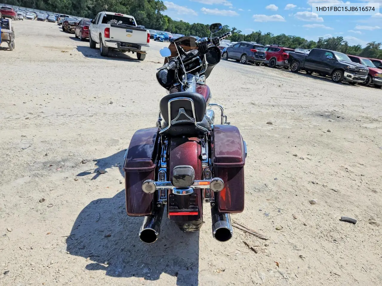 2018 Harley-Davidson Flhr Road King VIN: 1HD1FBC15JB616574 Lot: 59781596