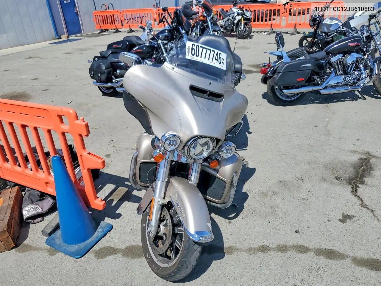 2018 Harley-Davidson Flhtcu Ultra Classic Electra Glide VIN: 1HD1FCC12JB610883 Lot: 60777746