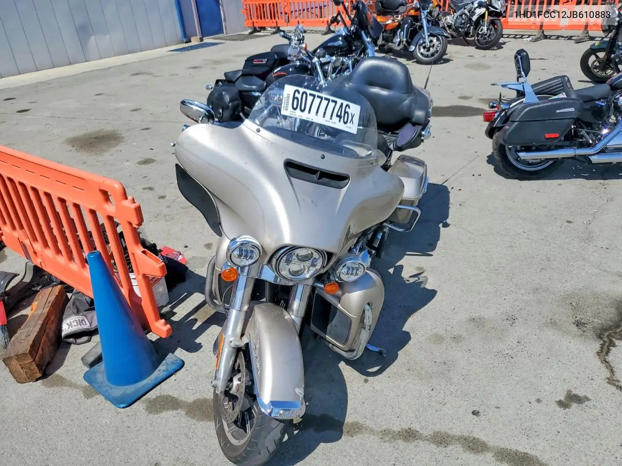 2018 Harley-Davidson Flhtcu Ultra Classic Electra Glide VIN: 1HD1FCC12JB610883 Lot: 60777746