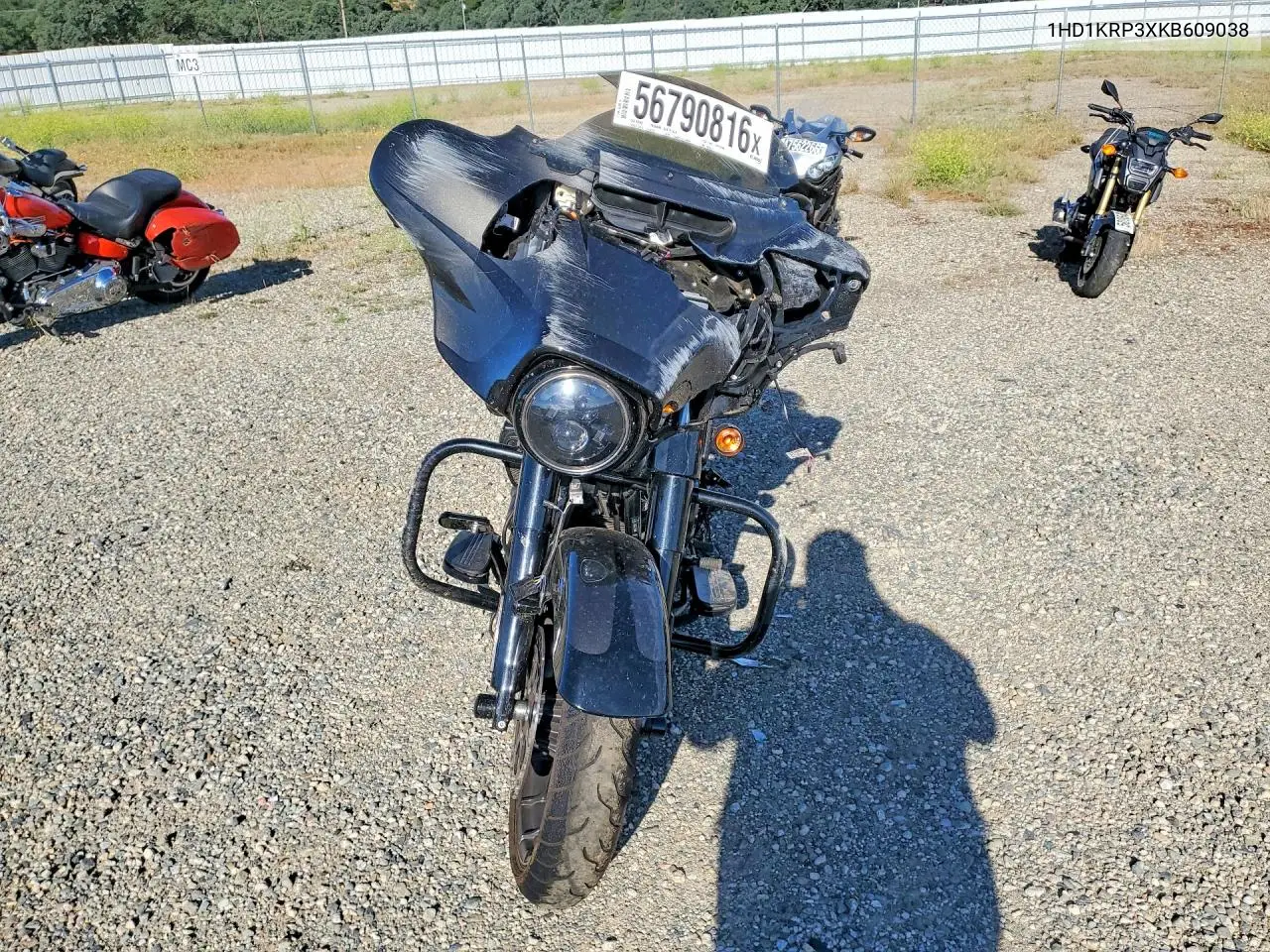 2019 Harley-Davidson Flhxs VIN: 1HD1KRP3XKB609038 Lot: 56790816
