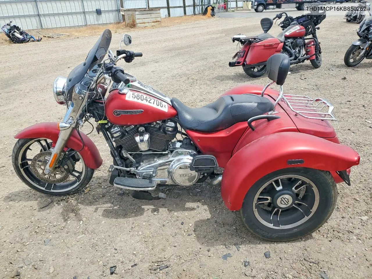 2019 Harley-Davidson Flrt VIN: 1HD1MCP16KB850262 Lot: 58042706