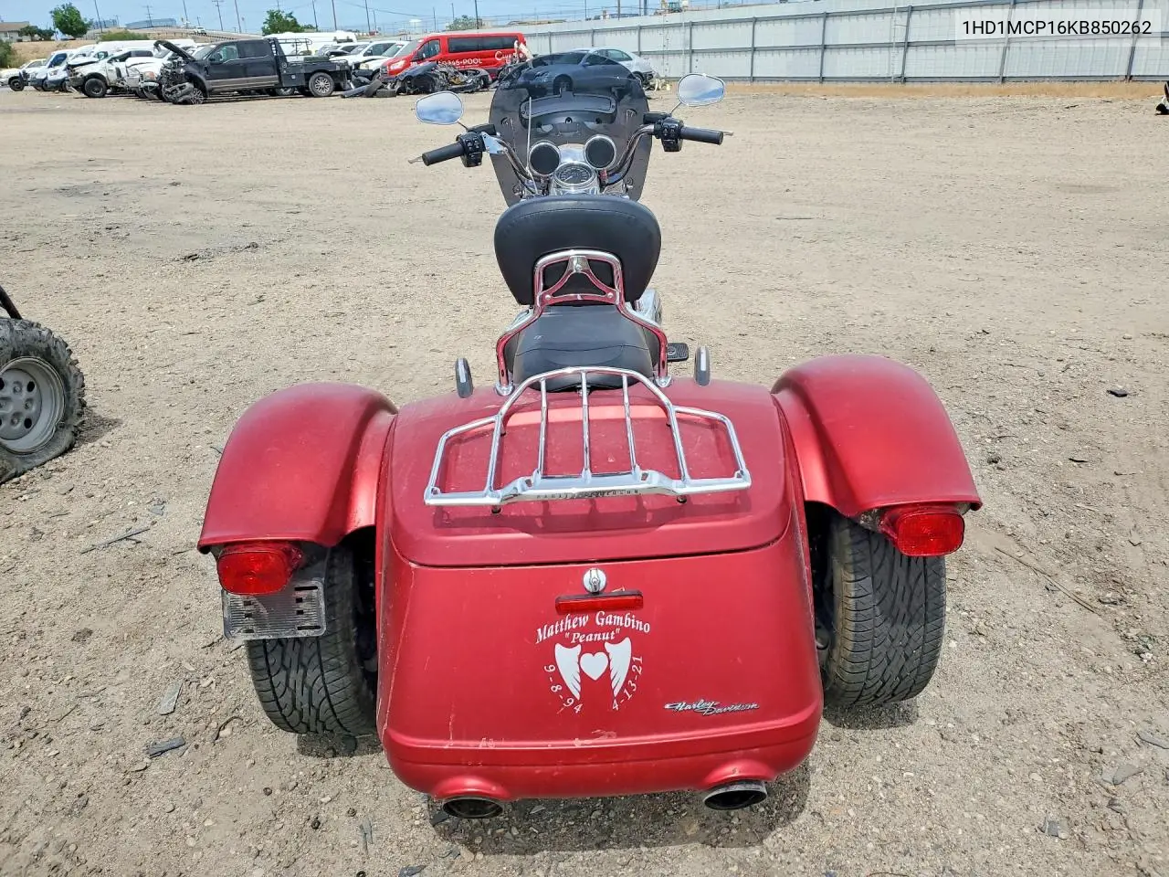 2019 Harley-Davidson Flrt VIN: 1HD1MCP16KB850262 Lot: 58042706