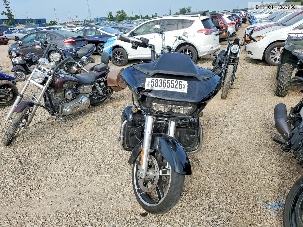 2019 Harley-Davidson Fltrx VIN: 1HD1KHC11KB639561 Lot: 58365526