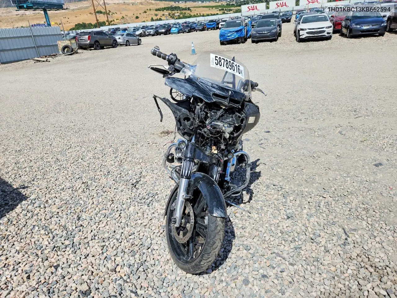 2019 Harley-Davidson Flhx VIN: 1HD1KBC13KB662594 Lot: 58789616