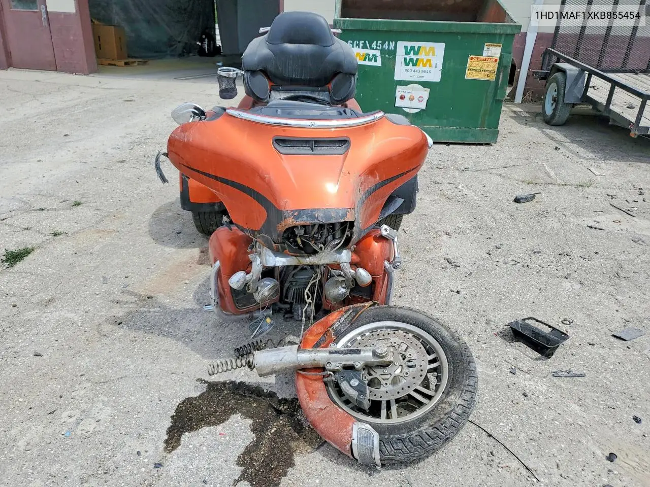 2019 Harley-Davidson Flhtcutg VIN: 1HD1MAF1XKB855454 Lot: 85459955