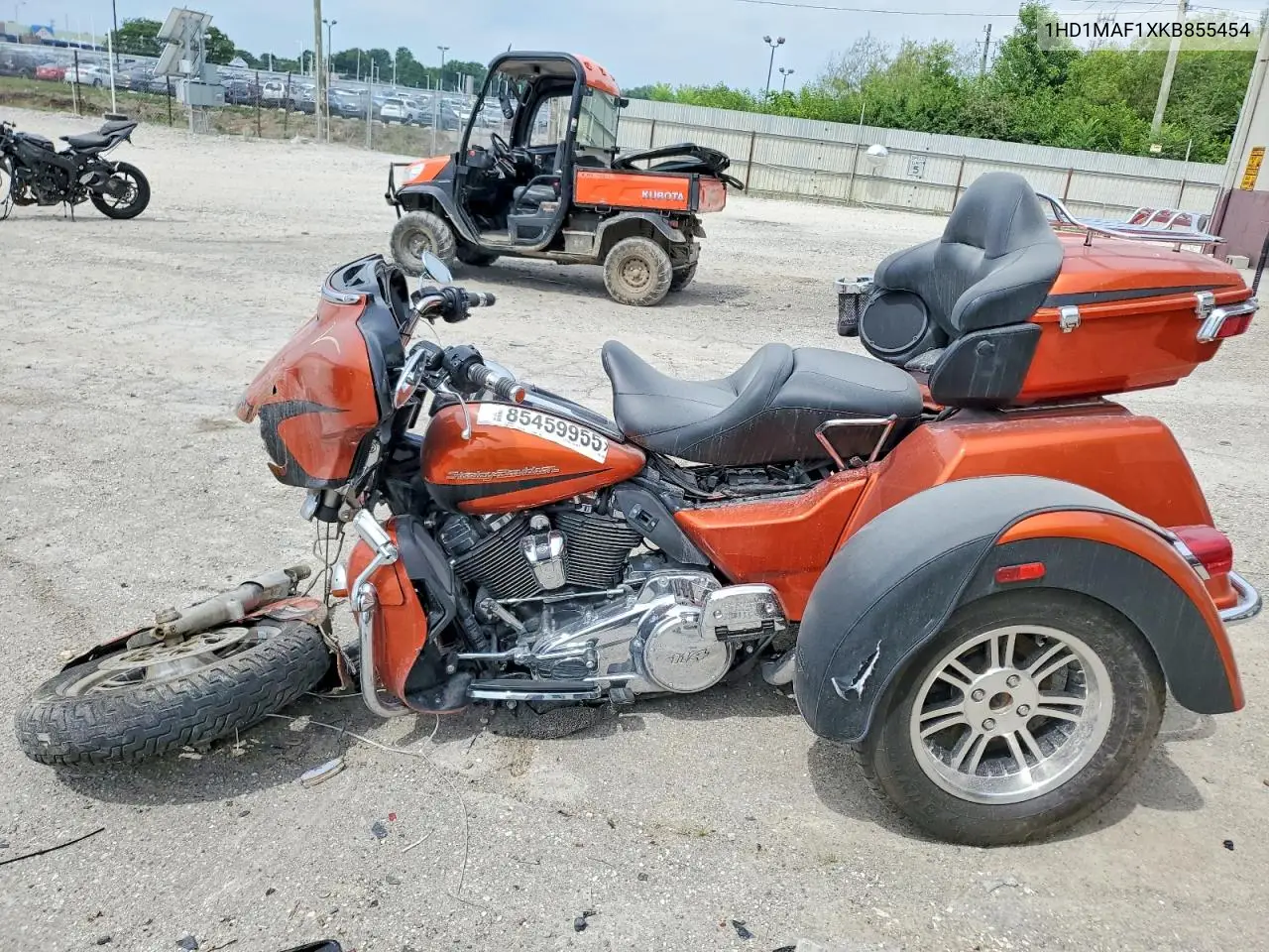 2019 Harley-Davidson Flhtcutg VIN: 1HD1MAF1XKB855454 Lot: 85459955