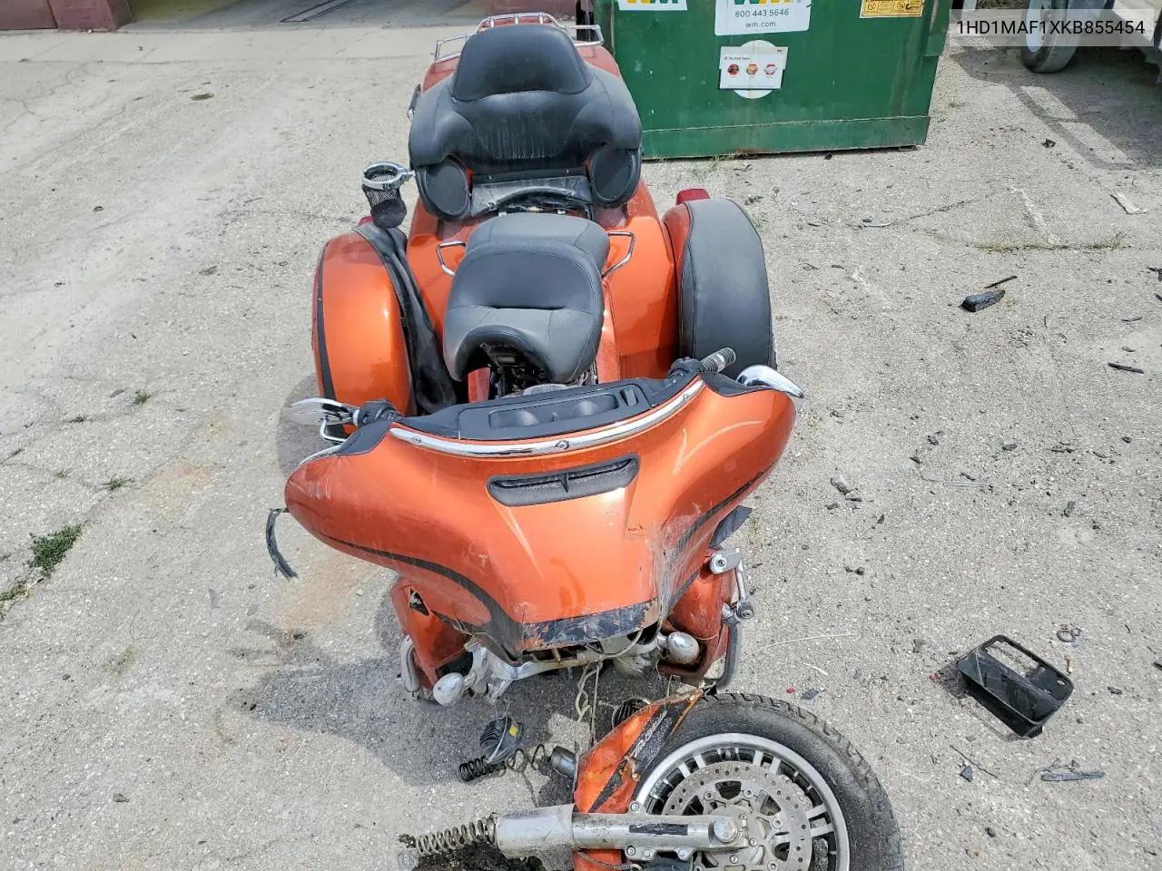 2019 Harley-Davidson Flhtcutg VIN: 1HD1MAF1XKB855454 Lot: 85459955