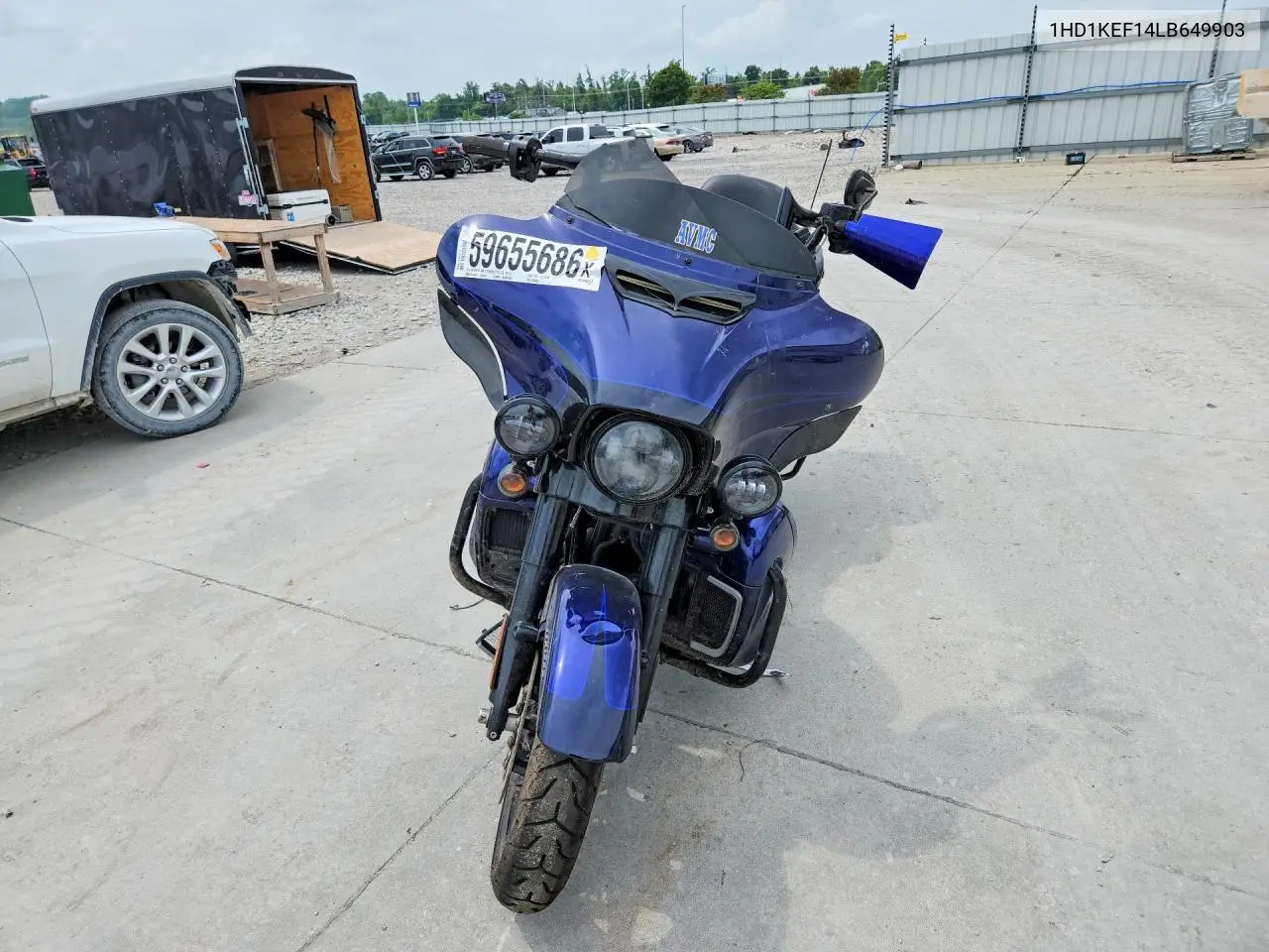 2020 Harley-Davidson Flhtk VIN: 1HD1KEF14LB649903 Lot: 59655686