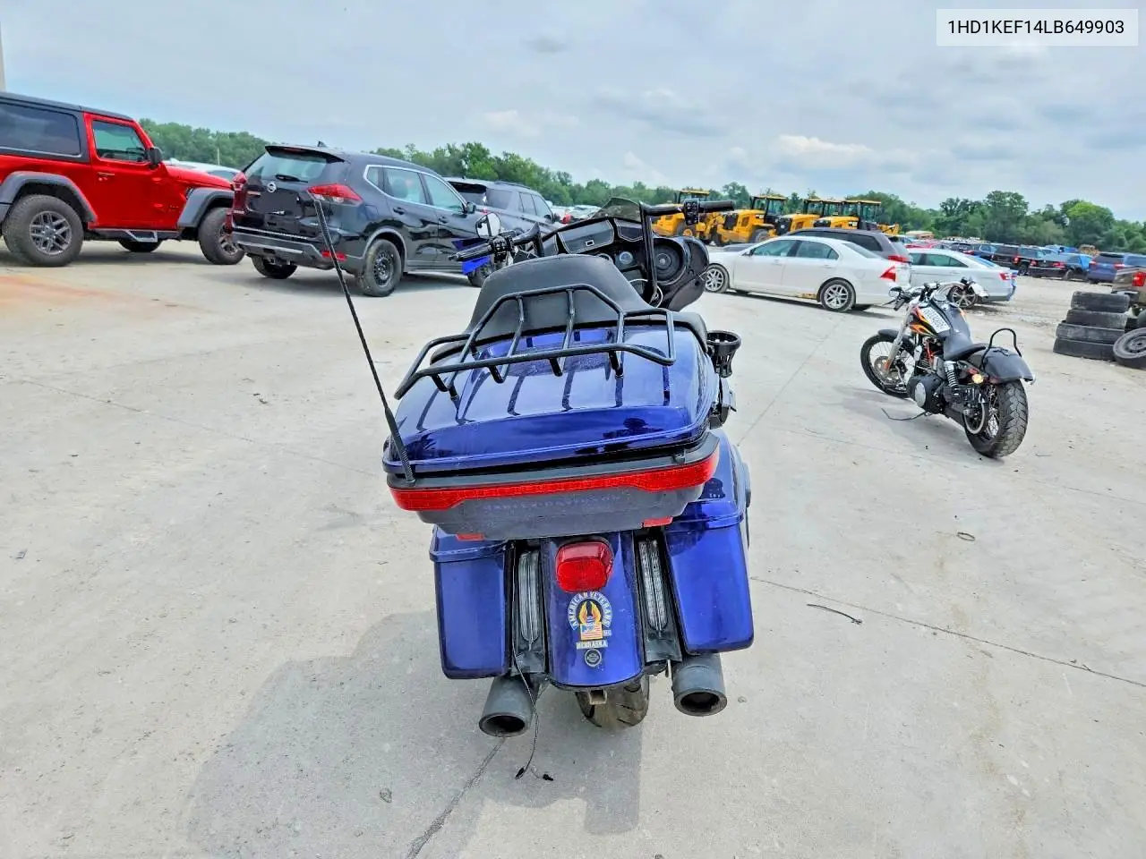 2020 Harley-Davidson Flhtk VIN: 1HD1KEF14LB649903 Lot: 59655686
