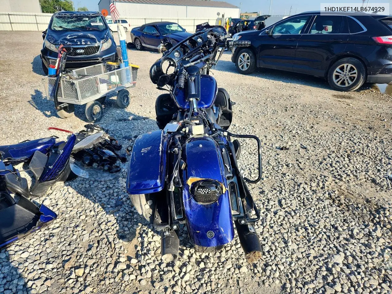 2020 Harley-Davidson Flhtk VIN: 1HD1KEF14LB674929 Lot: 61089336