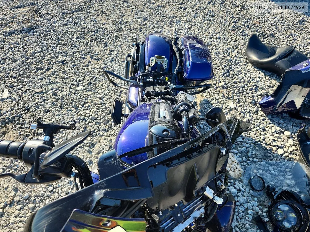 2020 Harley-Davidson Flhtk VIN: 1HD1KEF14LB674929 Lot: 61089336