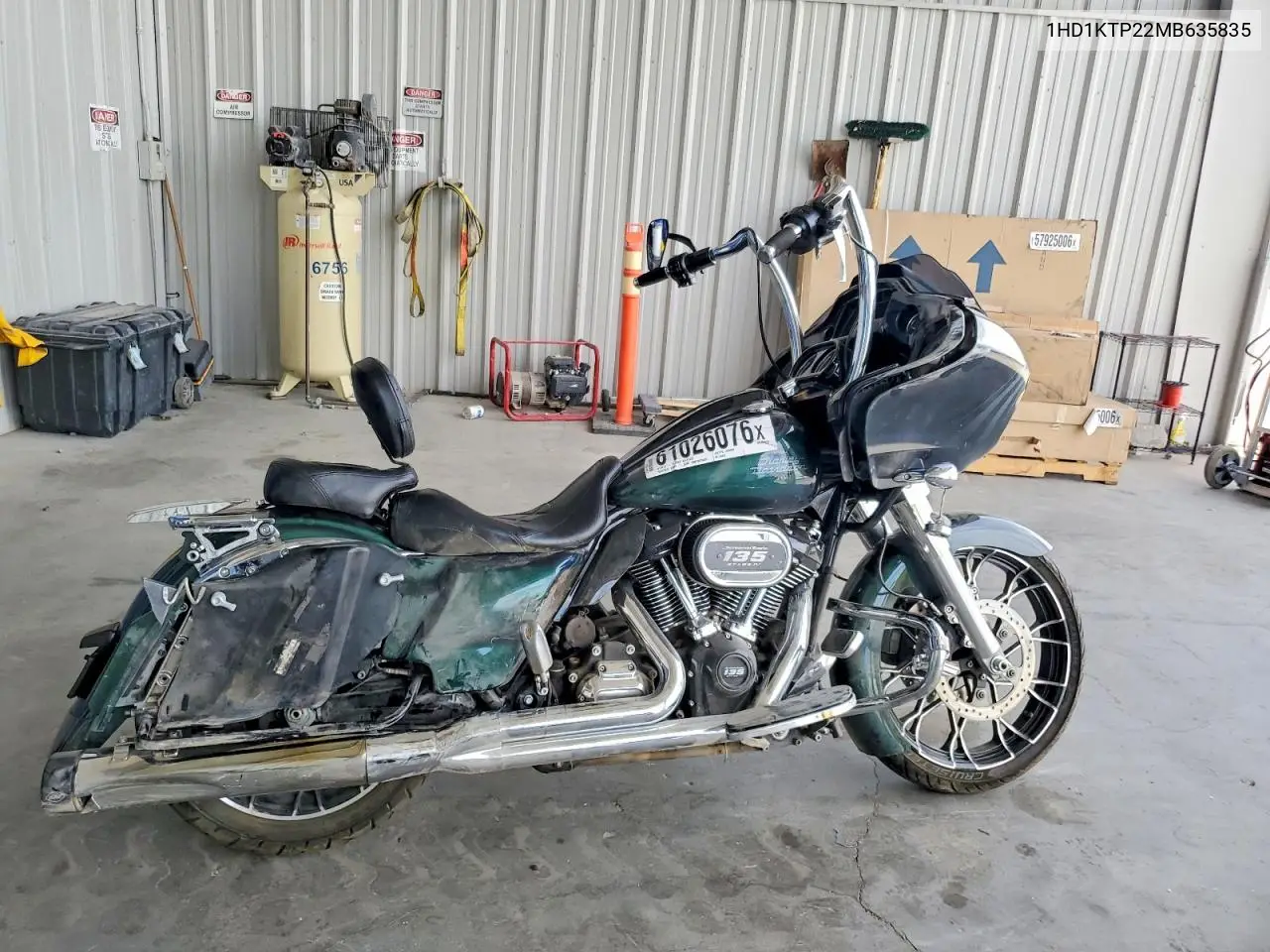 2021 Harley-Davidson Fltrxs VIN: 1HD1KTP22MB635835 Lot: 61026076