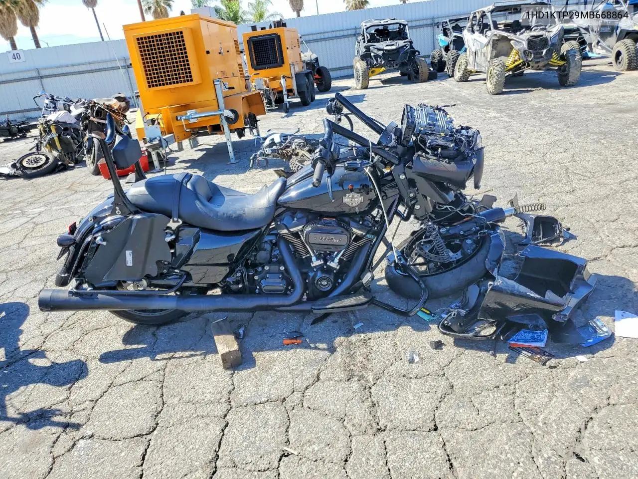 2021 Harley-Davidson Fltrxs VIN: 1HD1KTP29MB668864 Lot: 73344845