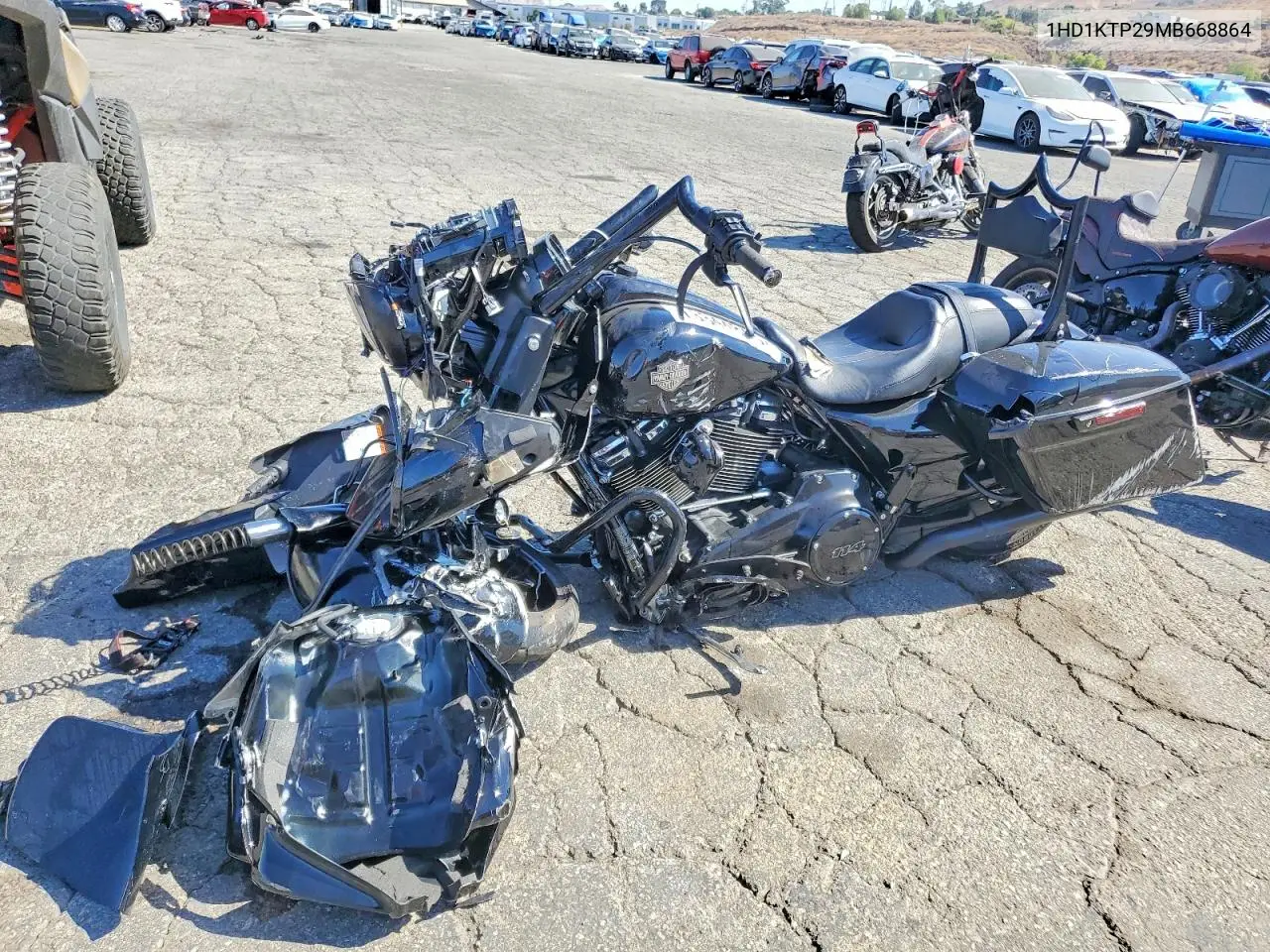 2021 Harley-Davidson Fltrxs VIN: 1HD1KTP29MB668864 Lot: 73344845