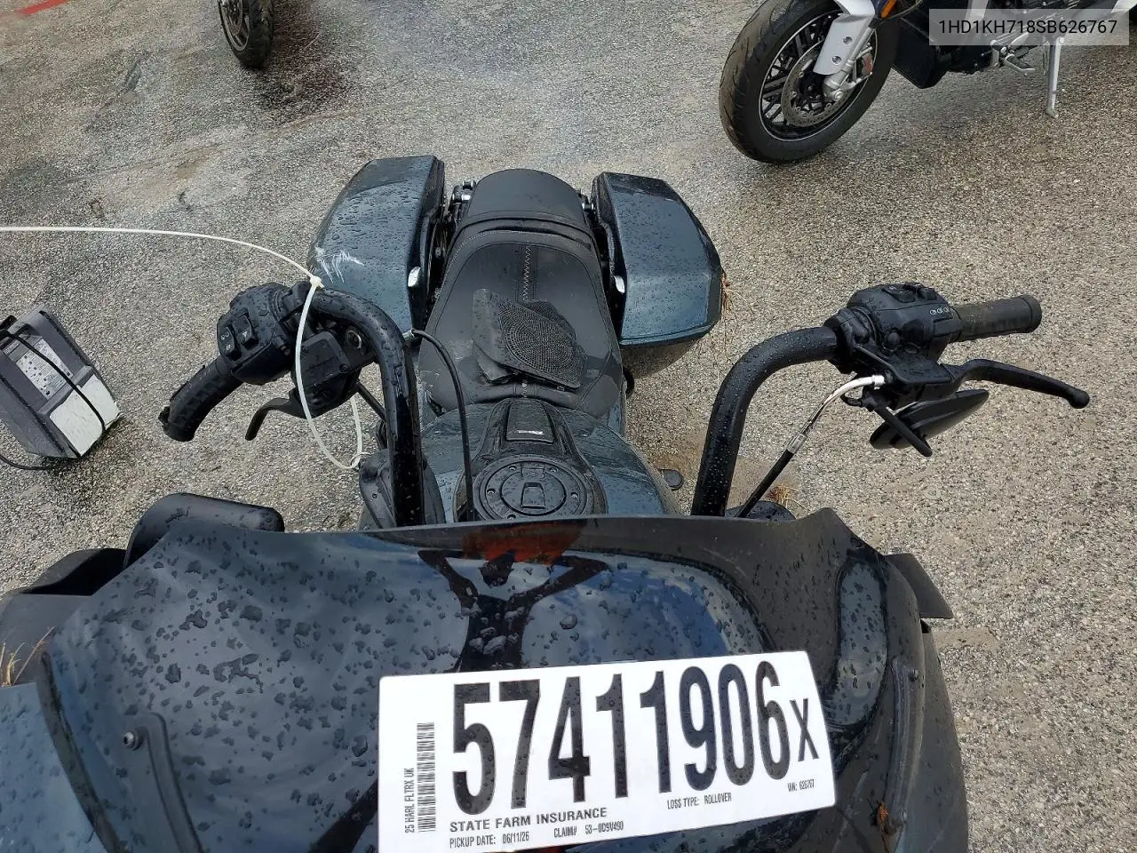 2025 Harley-Davidson Fltrx VIN: 1HD1KH718SB626767 Lot: 57411906