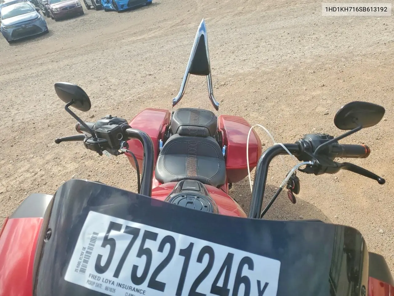 2025 Harley-Davidson Fltrx VIN: 1HD1KH716SB613192 Lot: 57521246