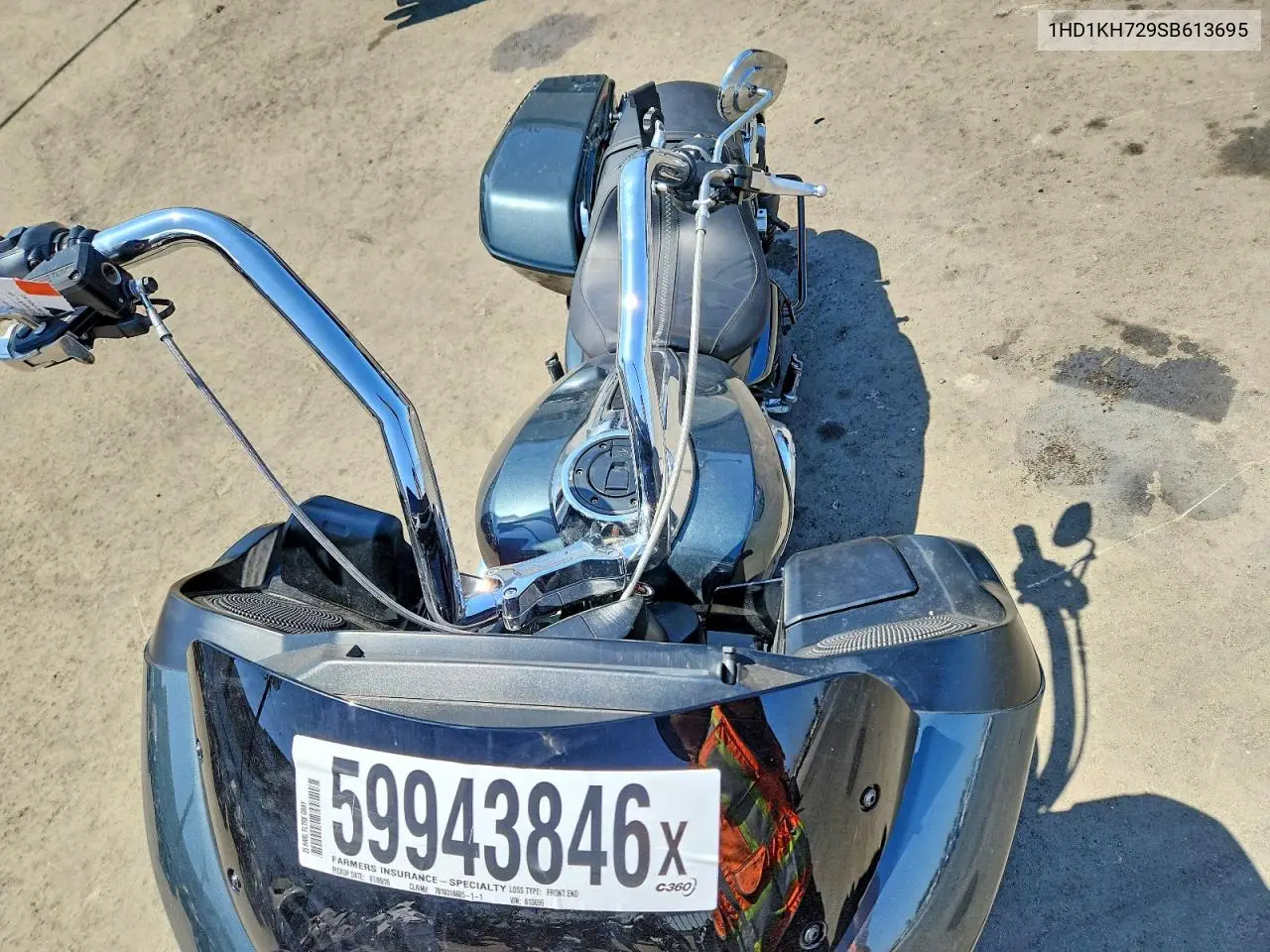 2025 Harley-Davidson Fltrx VIN: 1HD1KH729SB613695 Lot: 59943846