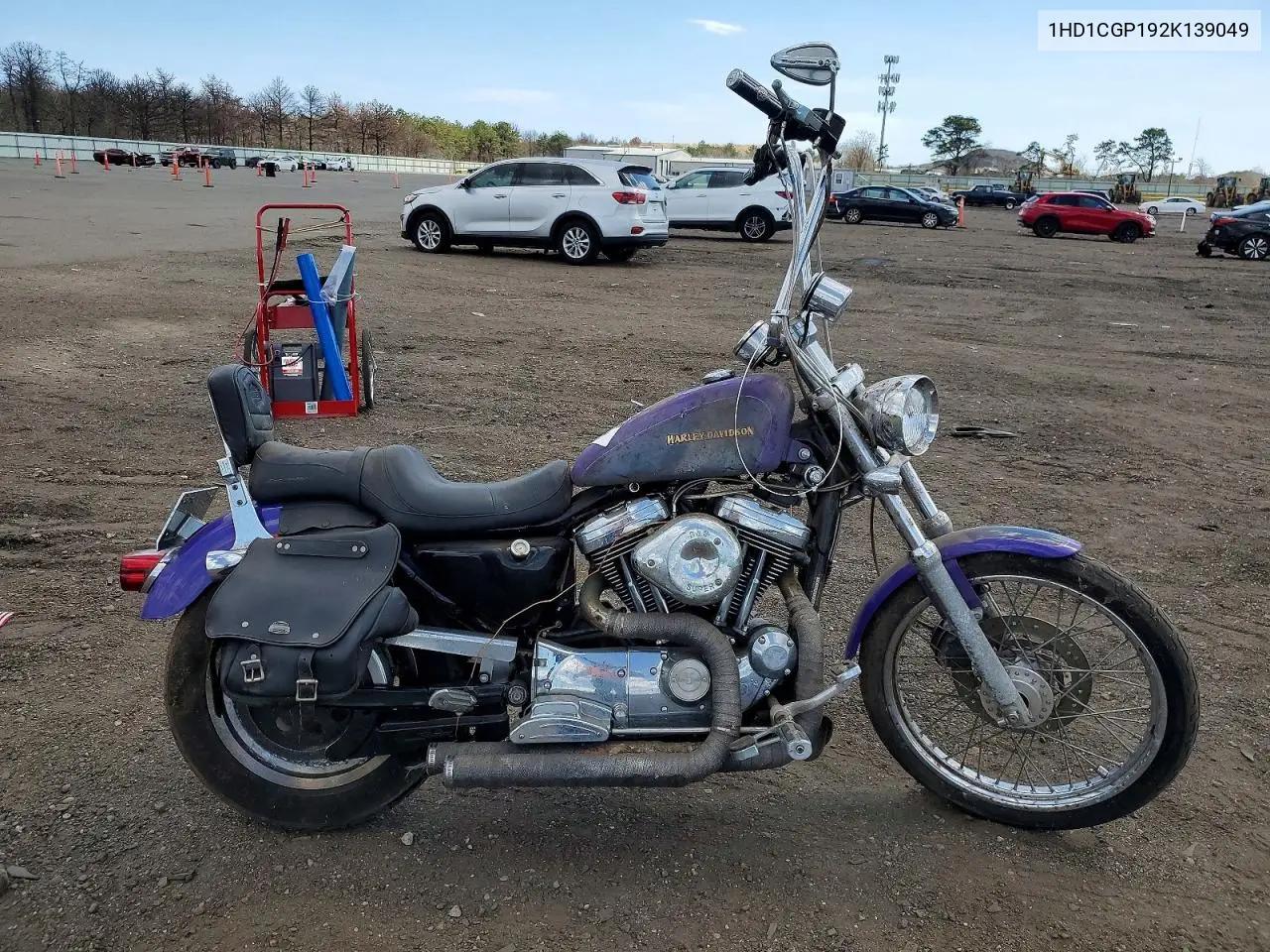 2002 Harley-Davidson Xl1200 C VIN: 1HD1CGP192K139049 Lot: 50295886