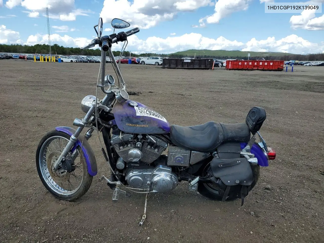 2002 Harley-Davidson Xl1200 C VIN: 1HD1CGP192K139049 Lot: 50295886