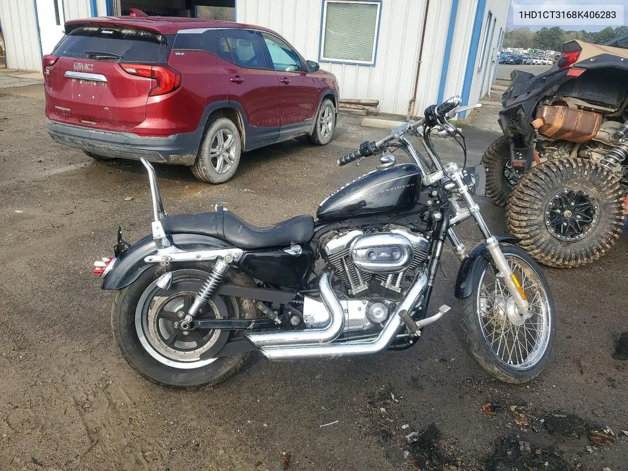 2008 Harley-Davidson Xl1200 C VIN: 1HD1CT3168K406283 Lot: 41824406