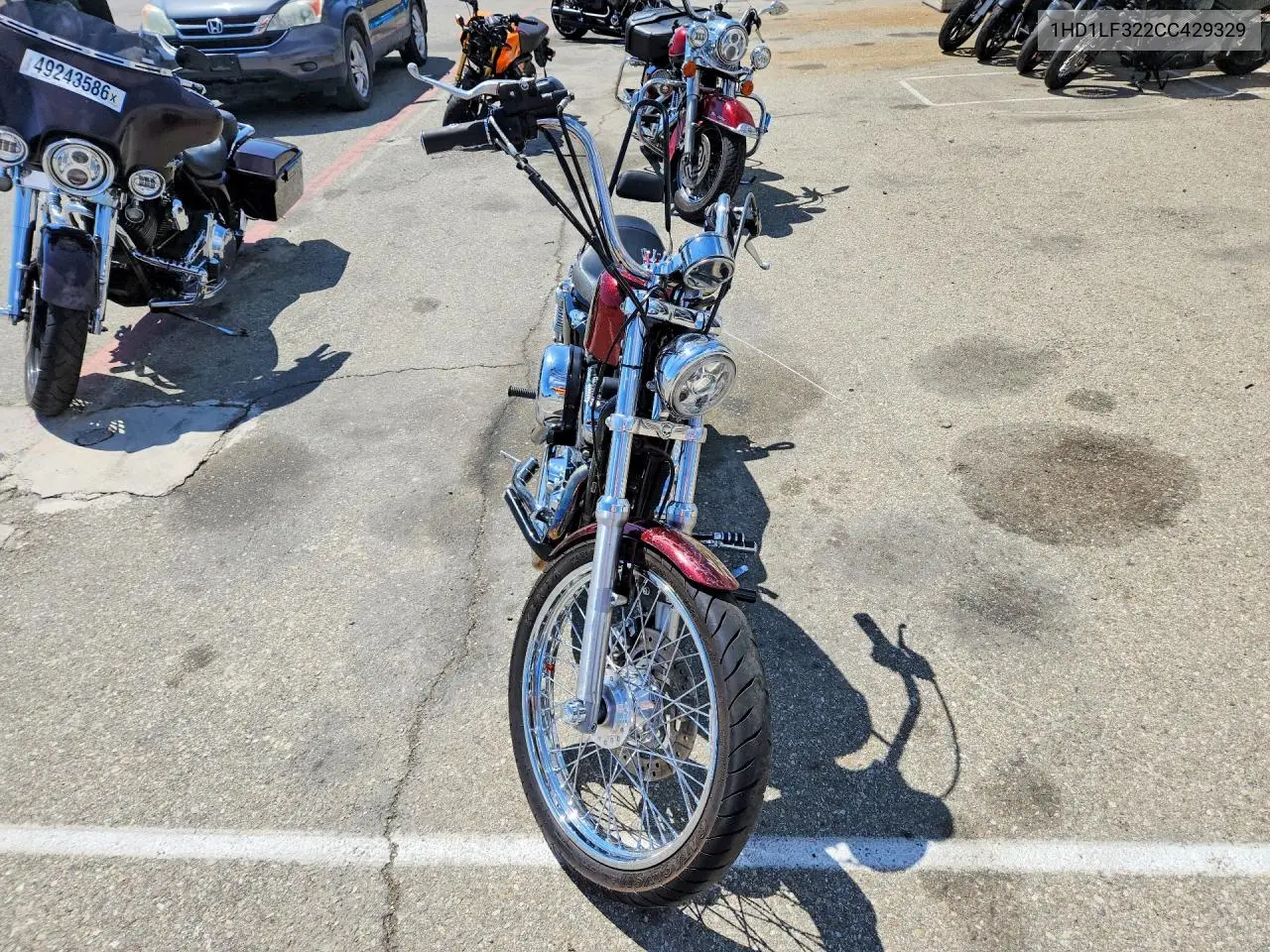 2012 Harley-Davidson Xl1200 V VIN: 1HD1LF322CC429329 Lot: 49965526